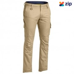 Bisley BPC6475_BCDR - 100% Cotton Khaki X Airflow Ripstop Engineered Cargo Work Pants